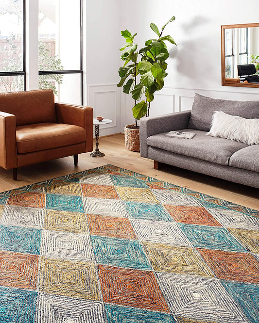 Spectrum Sunset Contemporary Soft Area Rug