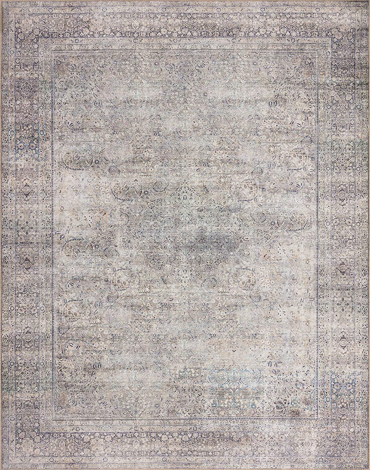 Wynter WYN-03 Silver Traditional Accent Soft Area Rug