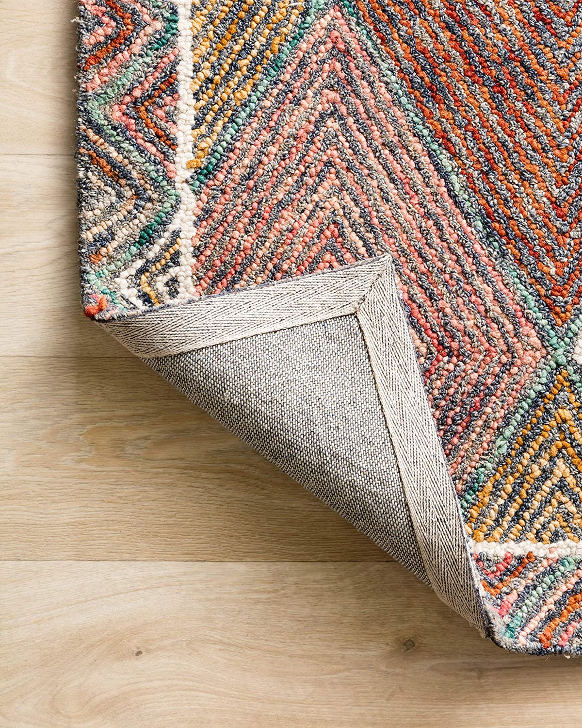 Spectrum Sunset Contemporary Wool Area Rug