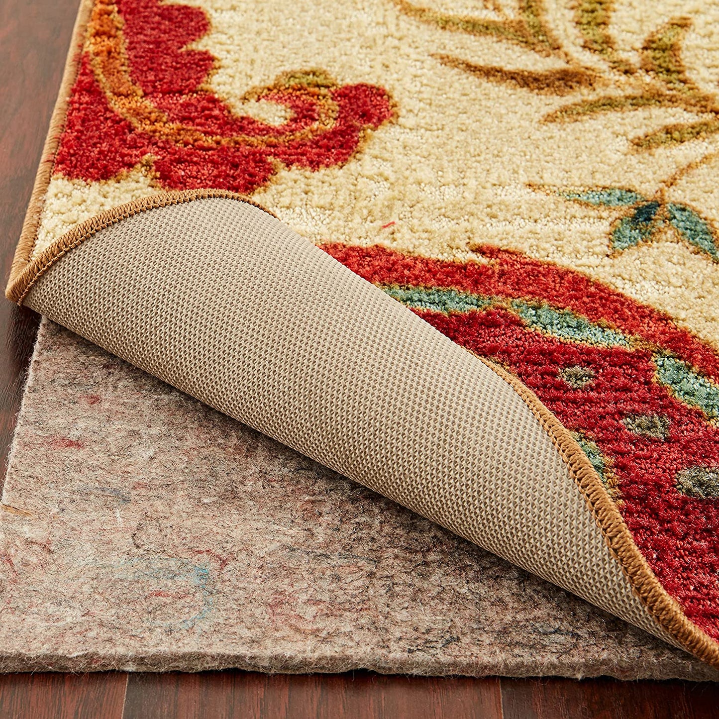 Acres Paisley Floral Soft Area Rug, Beige