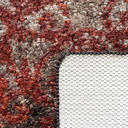 Pelham 2-Piece Non Slip Machine Washable Traditional Vintage Throw and Runner Floor Carpet, 17"x24" + 17"x48", Blue/Grey