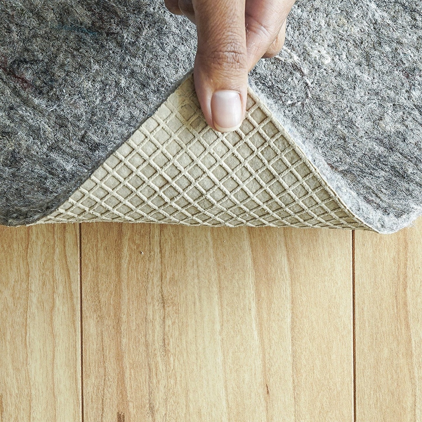 Dual Surface Felt and Latex Non Slip (non skid) Rug Pad 1/8 Inch Thick