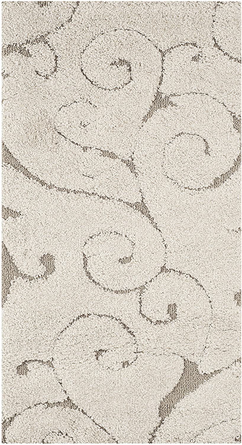 Premium Swirl Thick Plush Cream/Beige   Area Shag Rug
