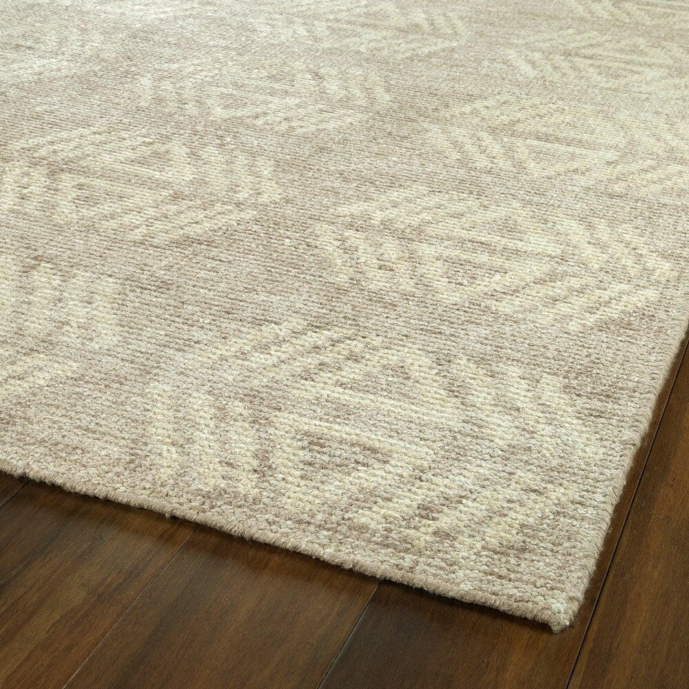 Adana Hand-Woven Bamboo Silk Mink Soft Area Rug