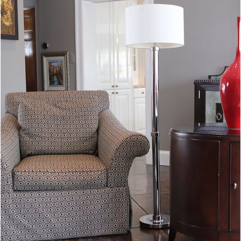 Contemporary Steel 61.5" Floor lamp