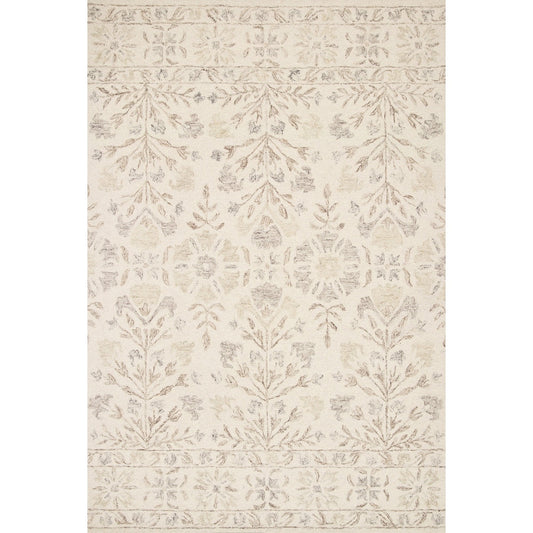 Annabelle Farmhouse Hand-hooked Wool Rug - Ivory/Neutral