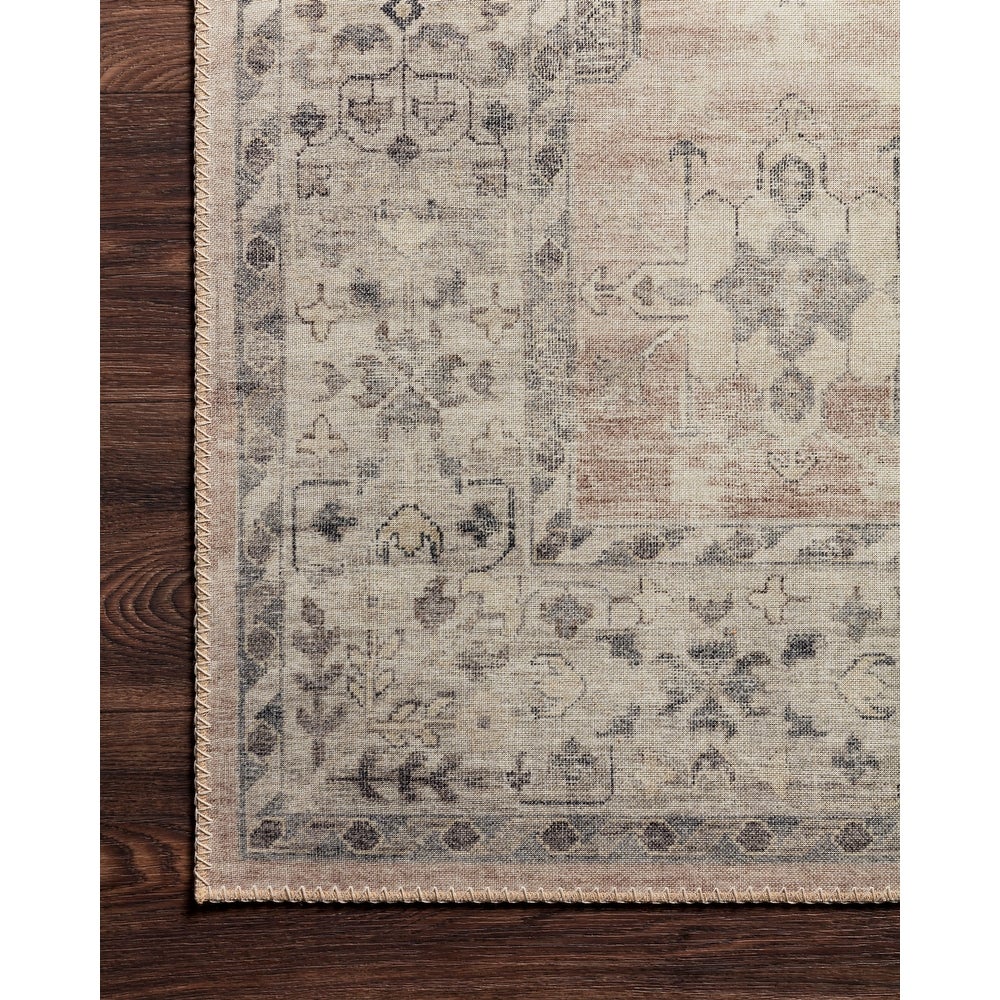 Venetian Printed Persian Distressed Soft Rug