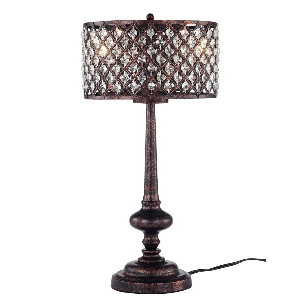 Gracewood Hollow Huo 3-light Table Lamp