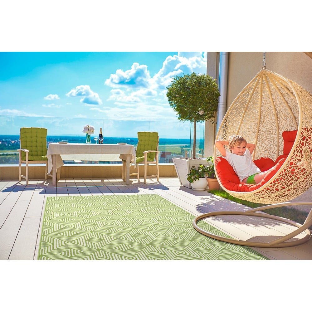 Ambrosi Indoor/Outdoor Soft Area Rug