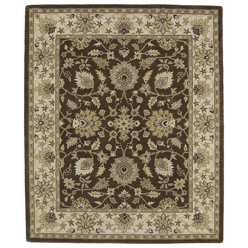 TAJ COLLECTION Chocolate Area Soft Rug