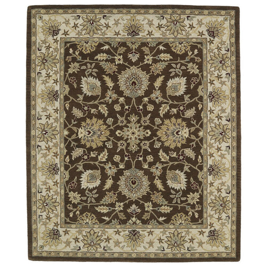 TAJ COLLECTION Chocolate Area Soft Rug