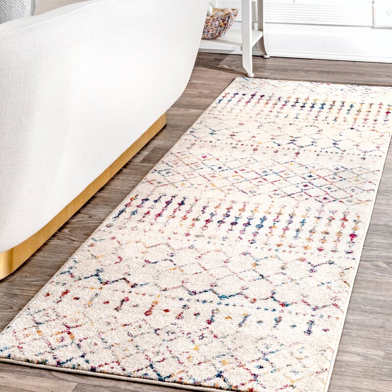 Trellis Light Multi Soft Area Rugs