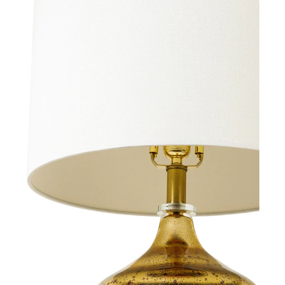 Auren Glam Shiny Table Lamp - 27"H x 15"W x 15"D