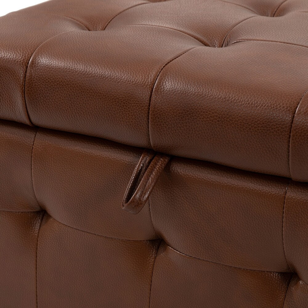 Aurora 87" Genuine Leather Sofa Set with Removable Back Cushions
