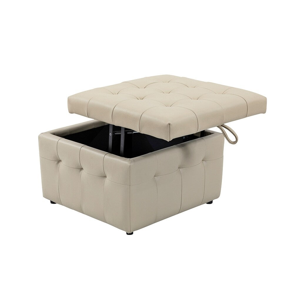 Aurora 87" Genuine Leather Sofa Set with Removable Back Cushions
