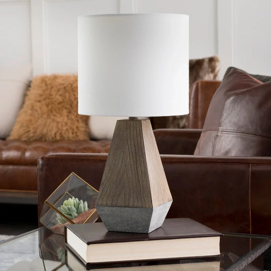 Aviram Distressed Farmhouse Table Lamp