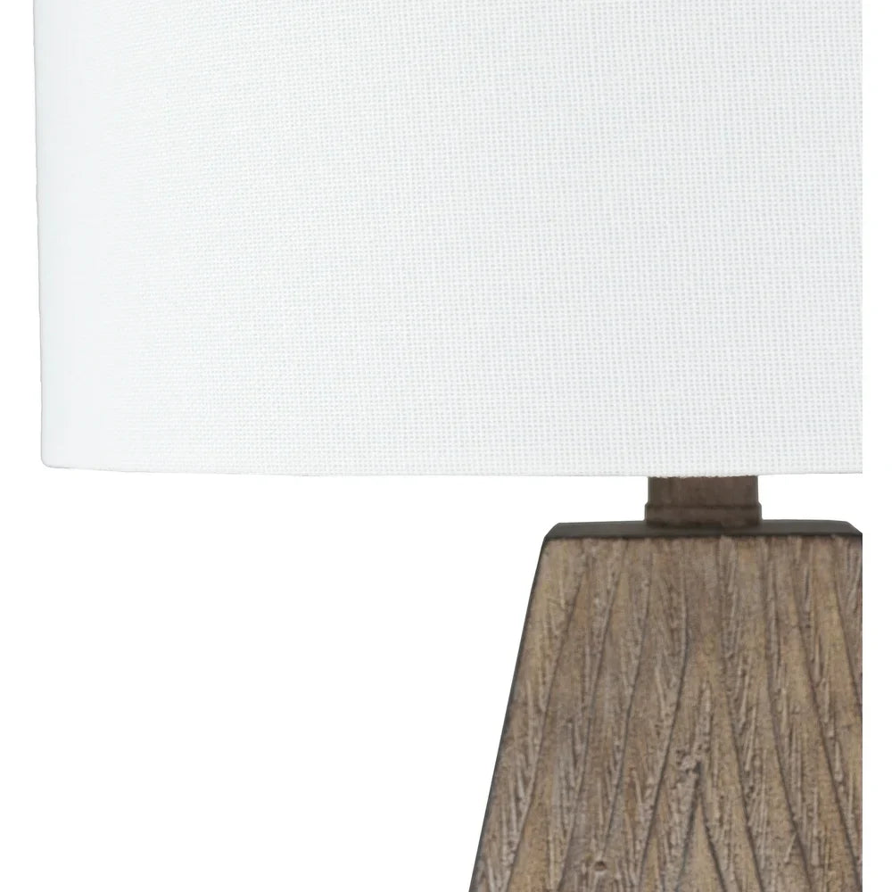 Aviram Distressed Farmhouse Table Lamp