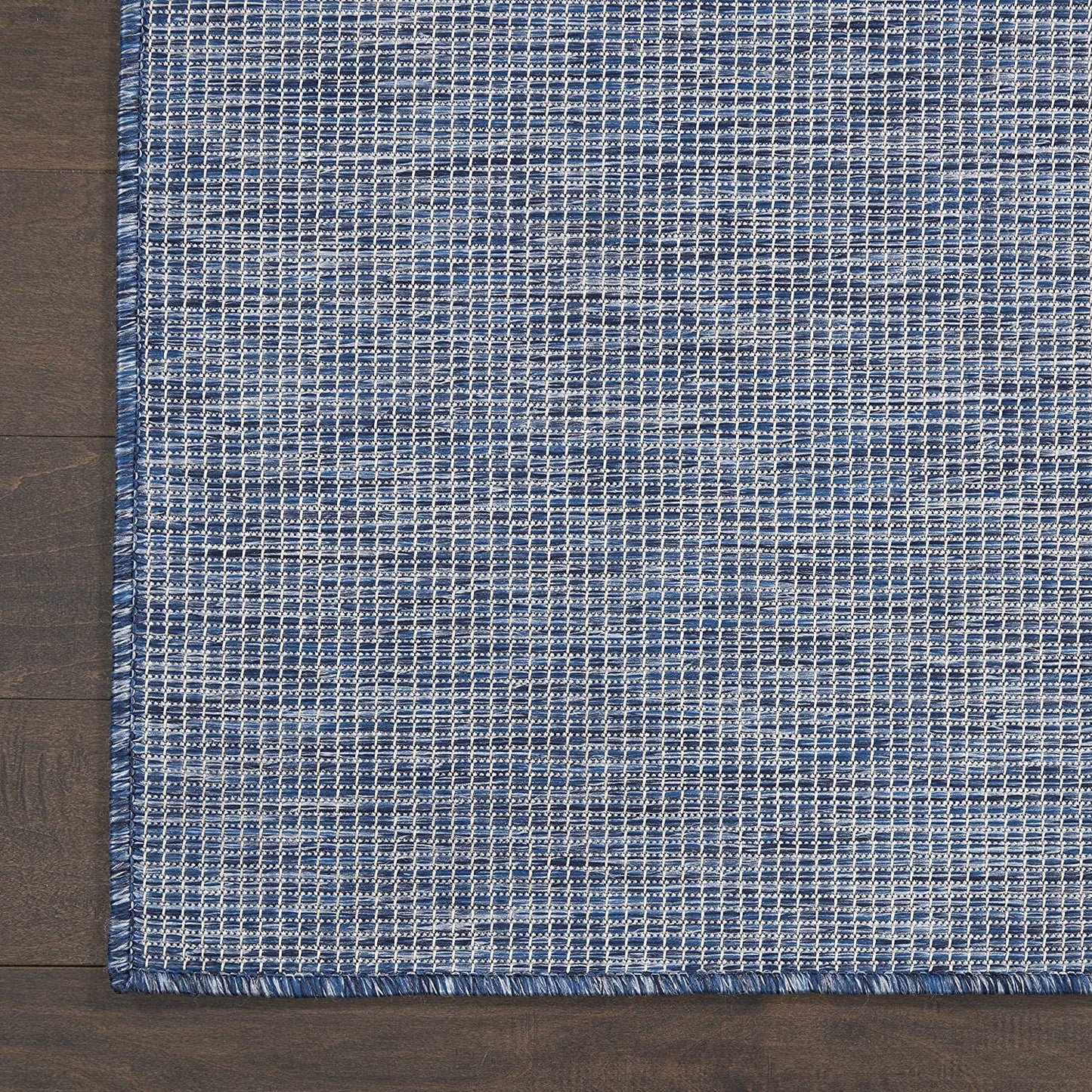 Positano Flat-Weave Indoor/Outdoor Navy Blue Area Rug