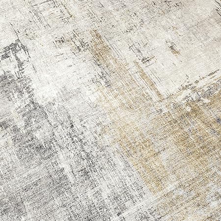 Non-Shed - Eco-Friendly, Machine Washable Rug - Stain Resistant, Made from Premium Recycled Fibers - Abstract Contemporary - Blue, 2'6" x 6'