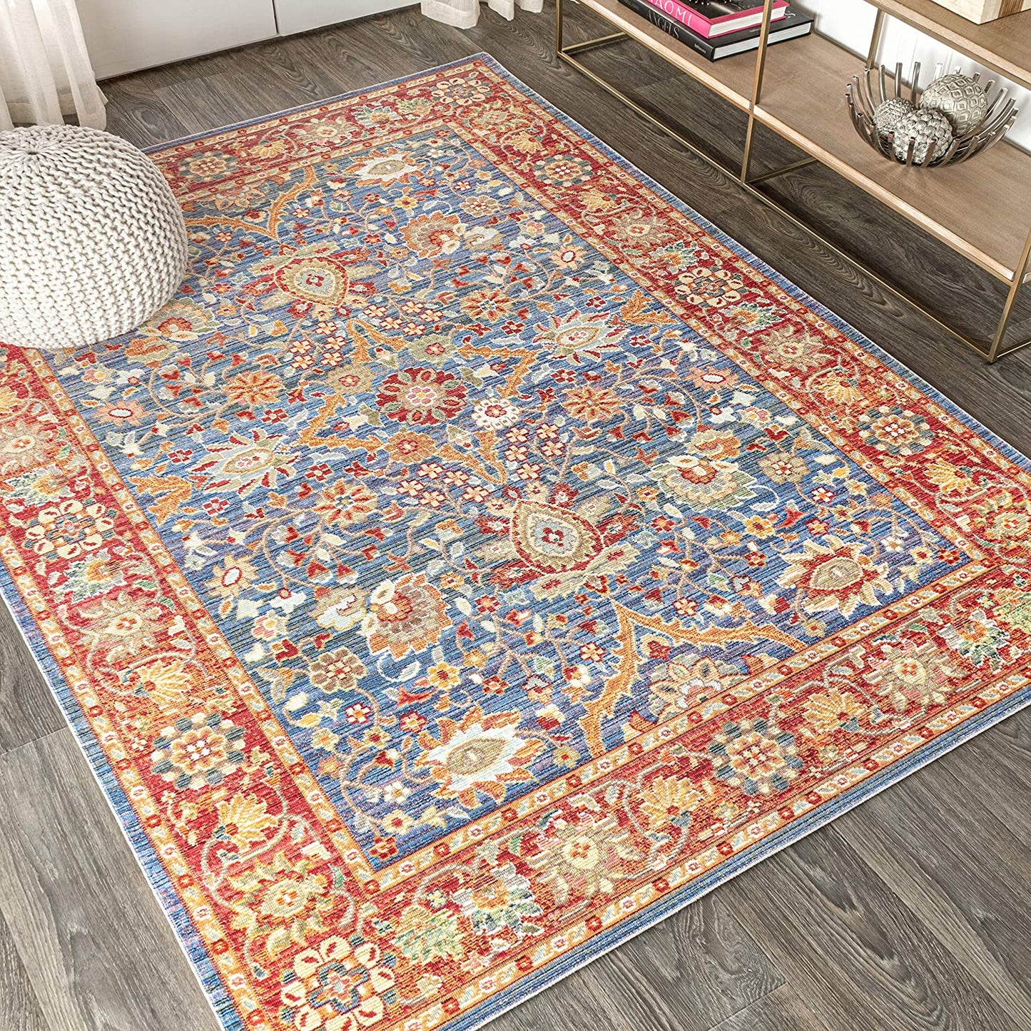 Irving Persian Plum/Terracotta Soft Area Rug