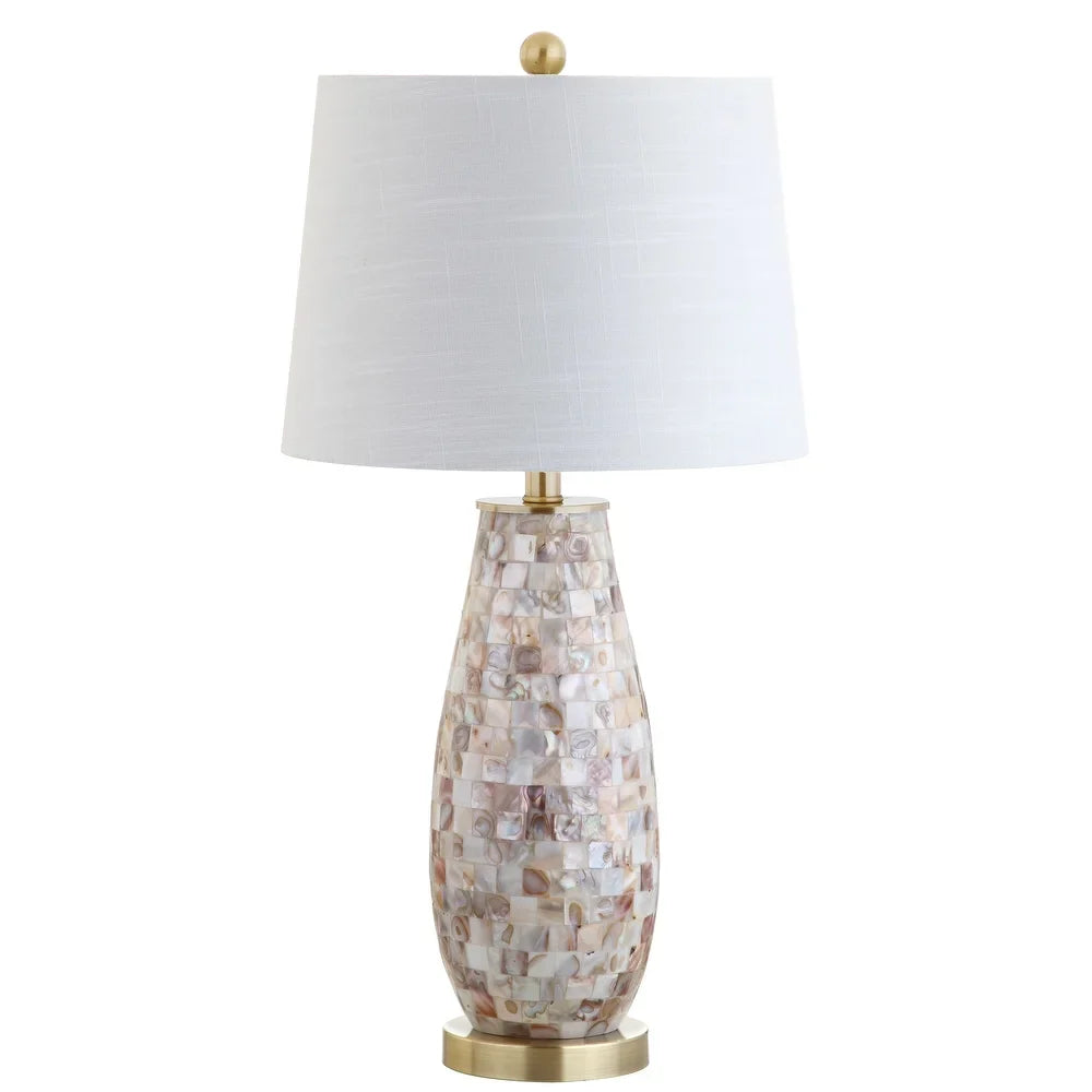 Bailey 28" Seashell LED Table Lamp, Natural