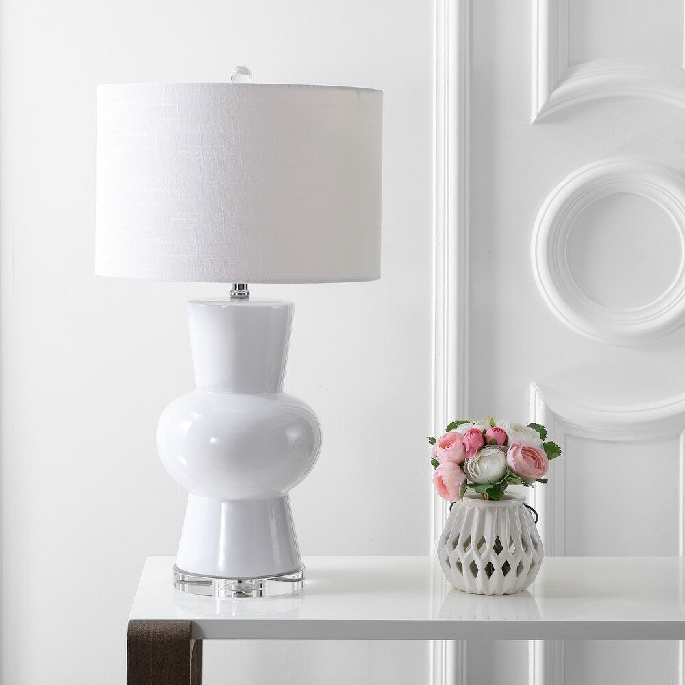 Baird 28.5" Ceramic LED Table Lamp, White