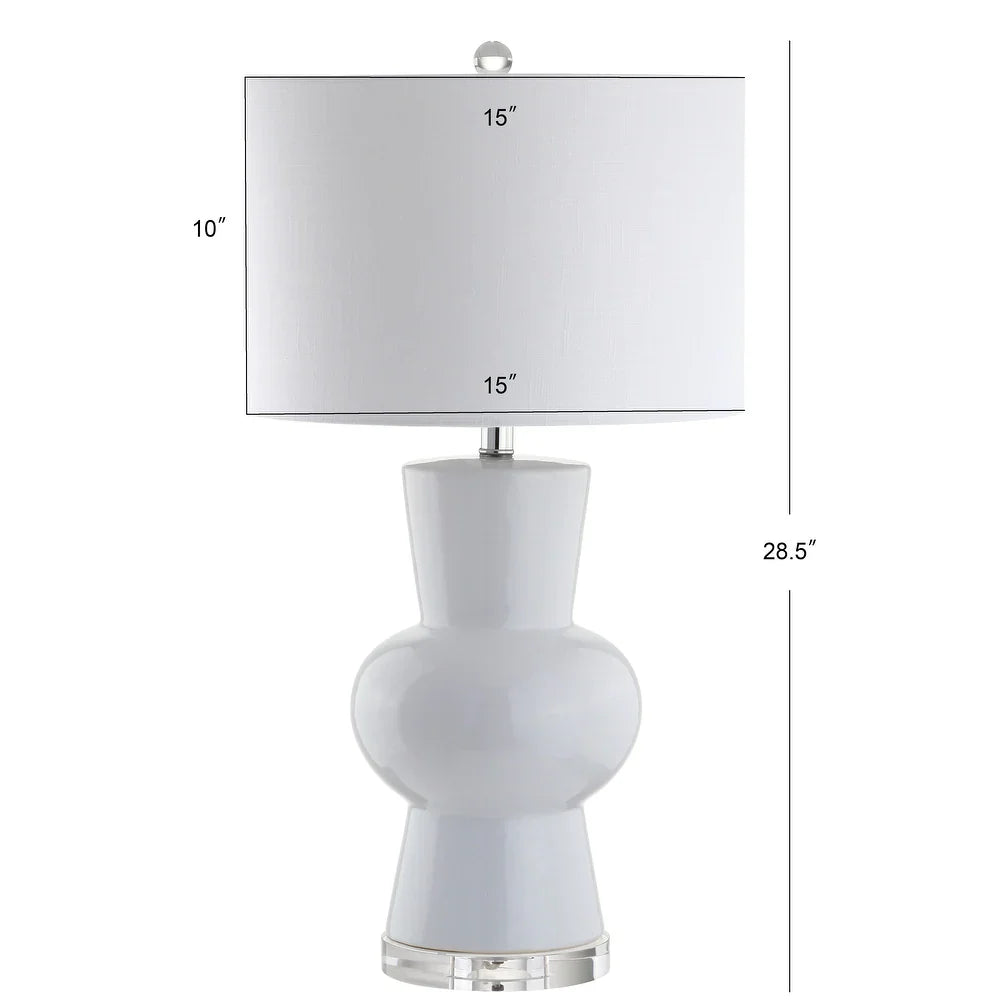 Baird 28.5" Ceramic LED Table Lamp, White