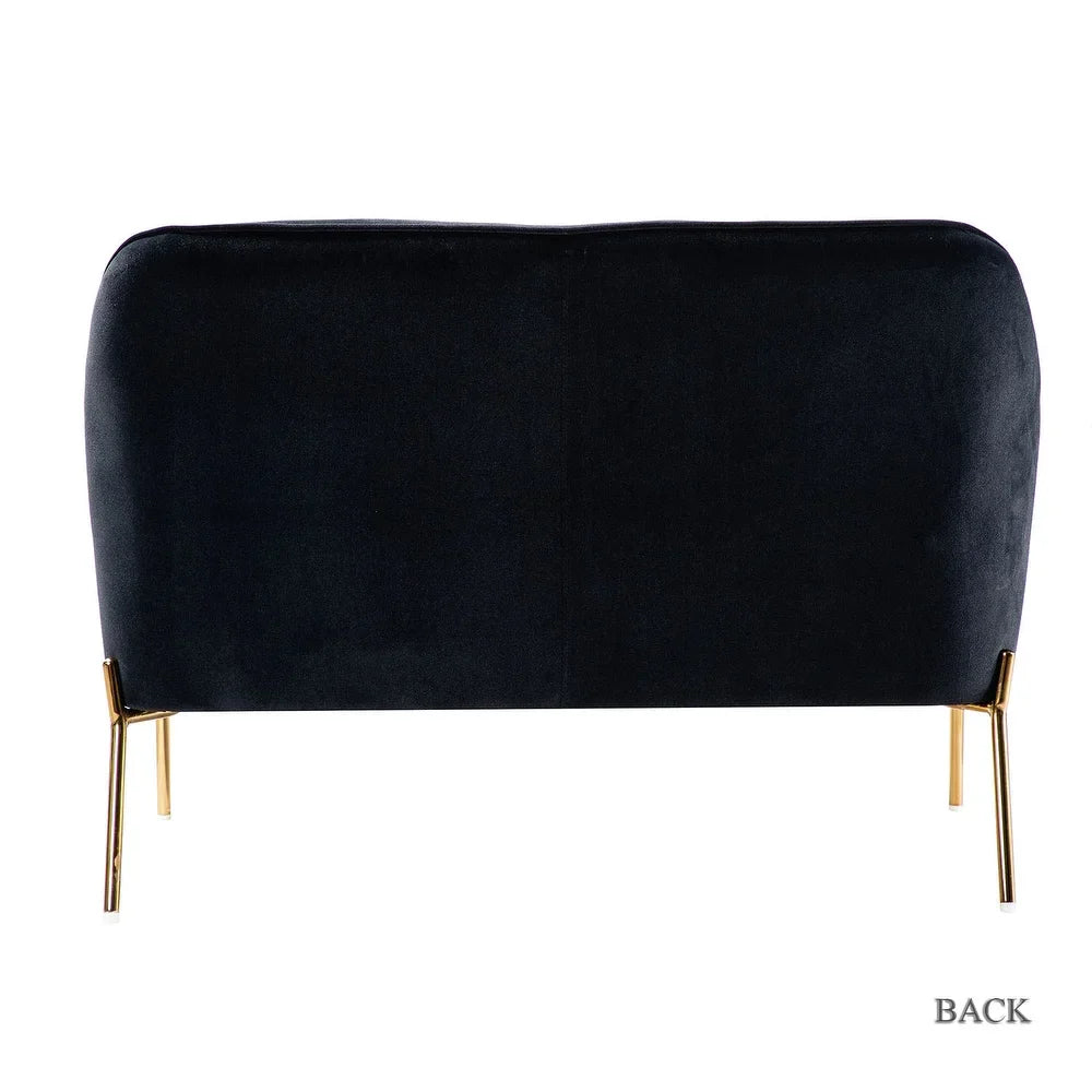 Barbara 3 Piece Living Room Set with Golden Legs