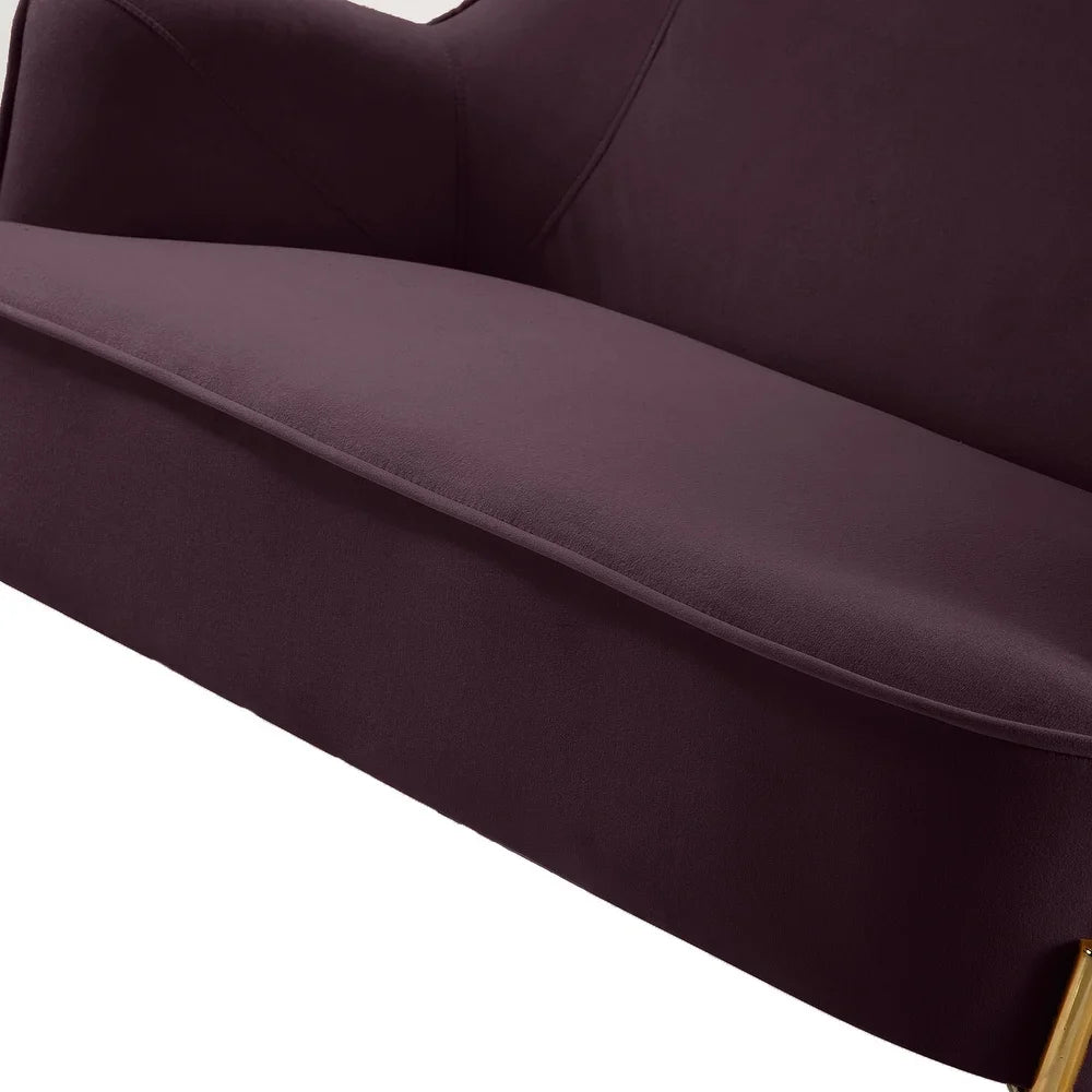 Barbara 3 Piece Living Room Set with Golden Legs