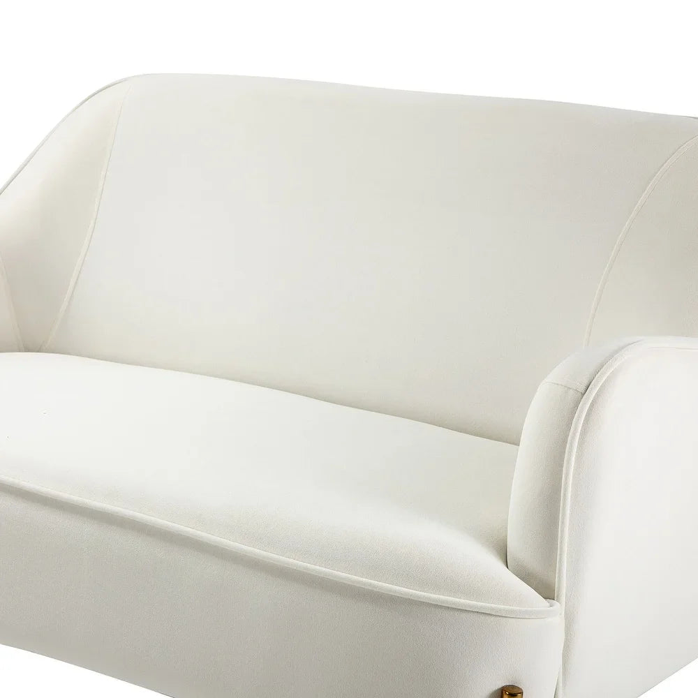 Barbara 3 Piece Living Room Set with Golden Legs