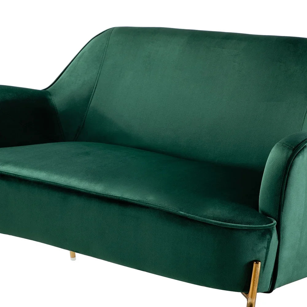 Barbara 3 Piece Living Room Set with Golden Legs