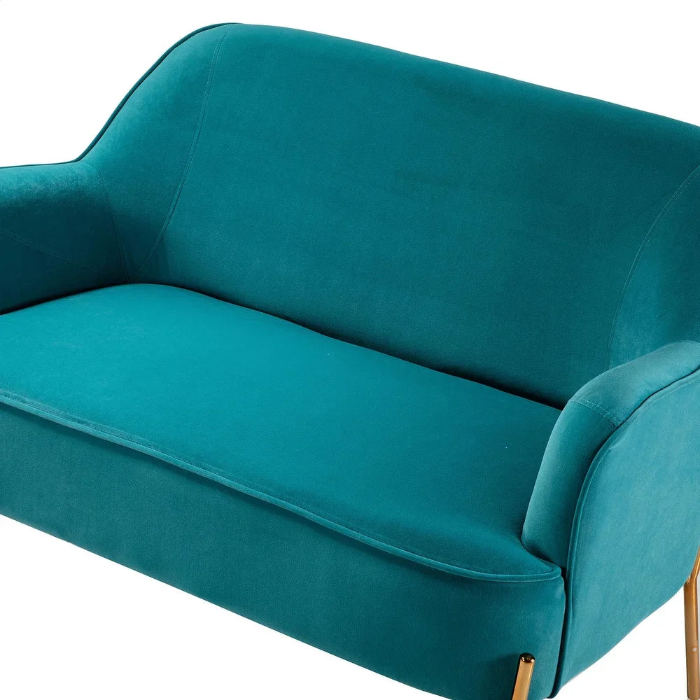 Barbara 3 Piece Living Room Set with Golden Legs