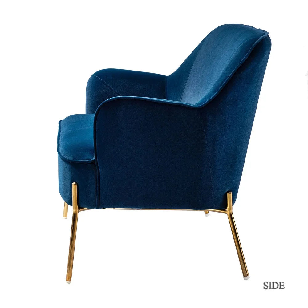Barbara 3 Piece Living Room Set with Golden Legs