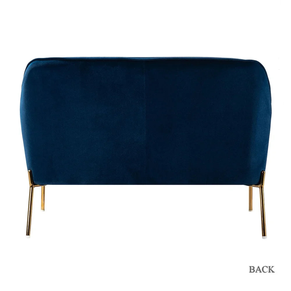 Barbara 3 Piece Living Room Set with Golden Legs