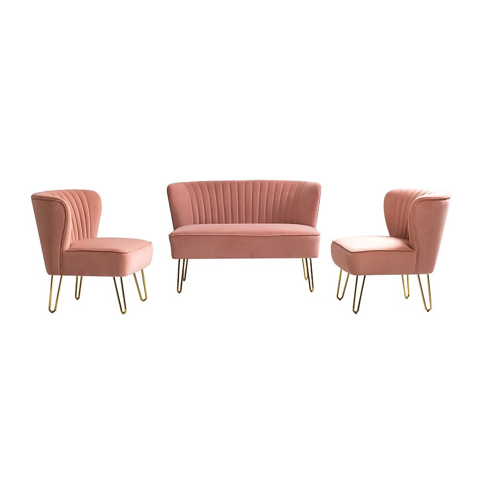 Barto 45" 3 Piece Living Room Set
