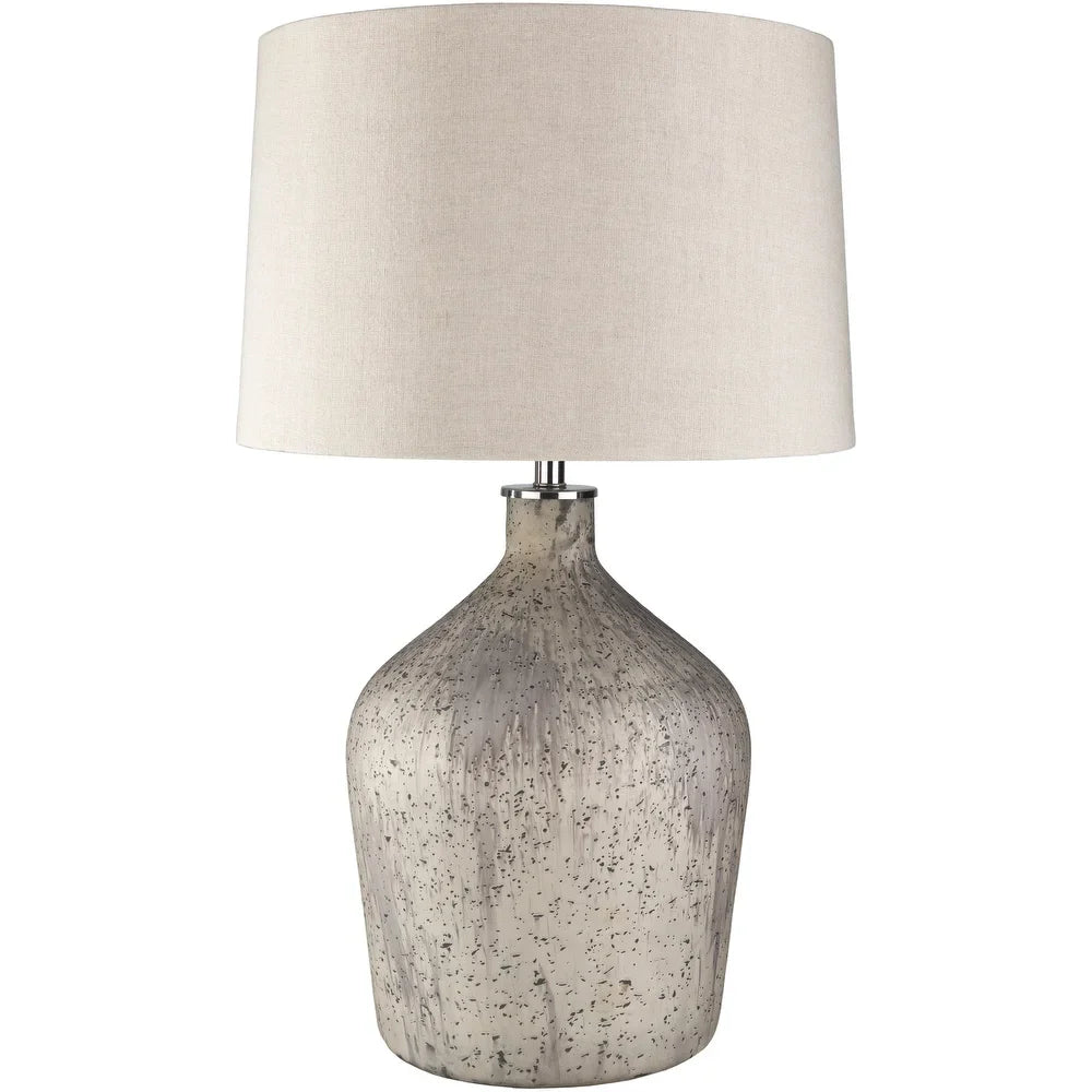 Beldrea Table Lamp with Beige Base and Beige Shade