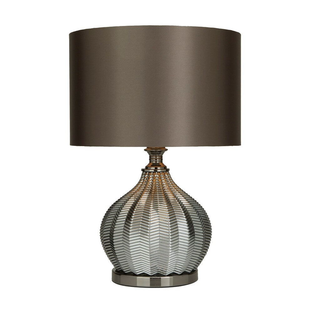 Black Transitional Table Lamp - 17 x 14 x 20