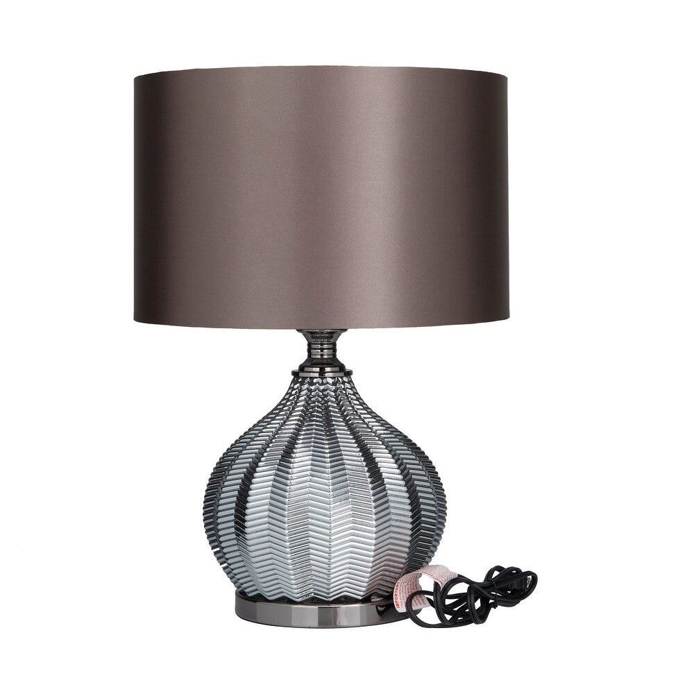 Black Transitional Table Lamp - 17 x 14 x 20