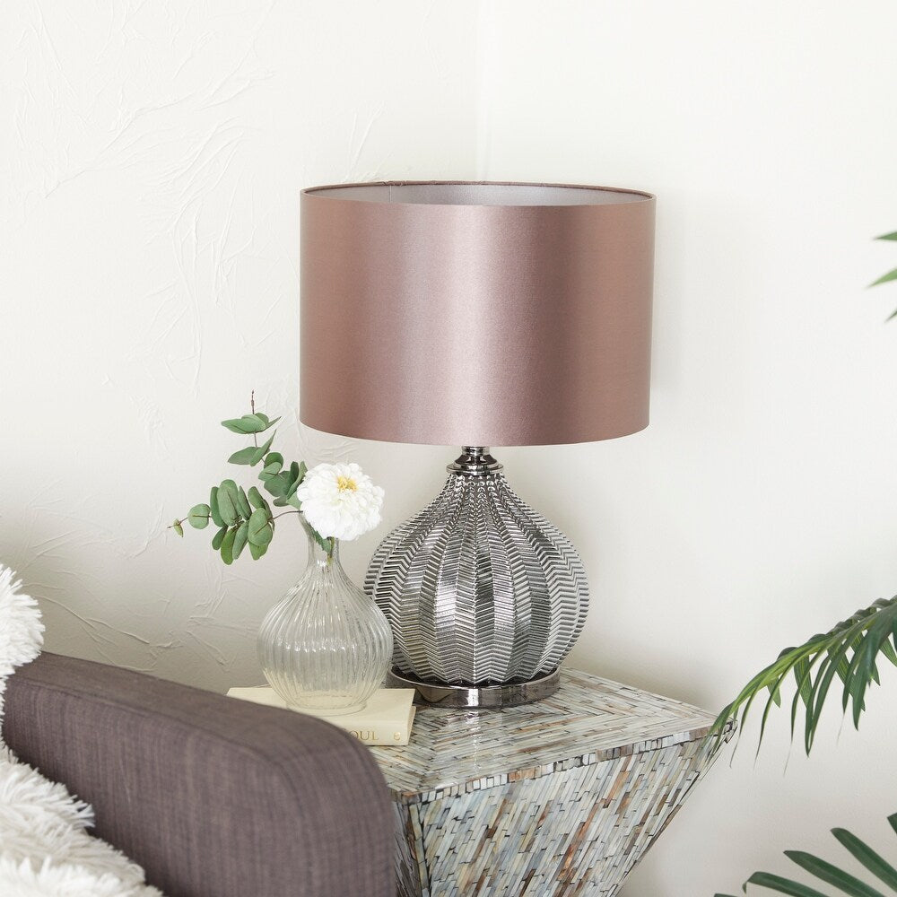 Black Transitional Table Lamp - 17 x 14 x 20