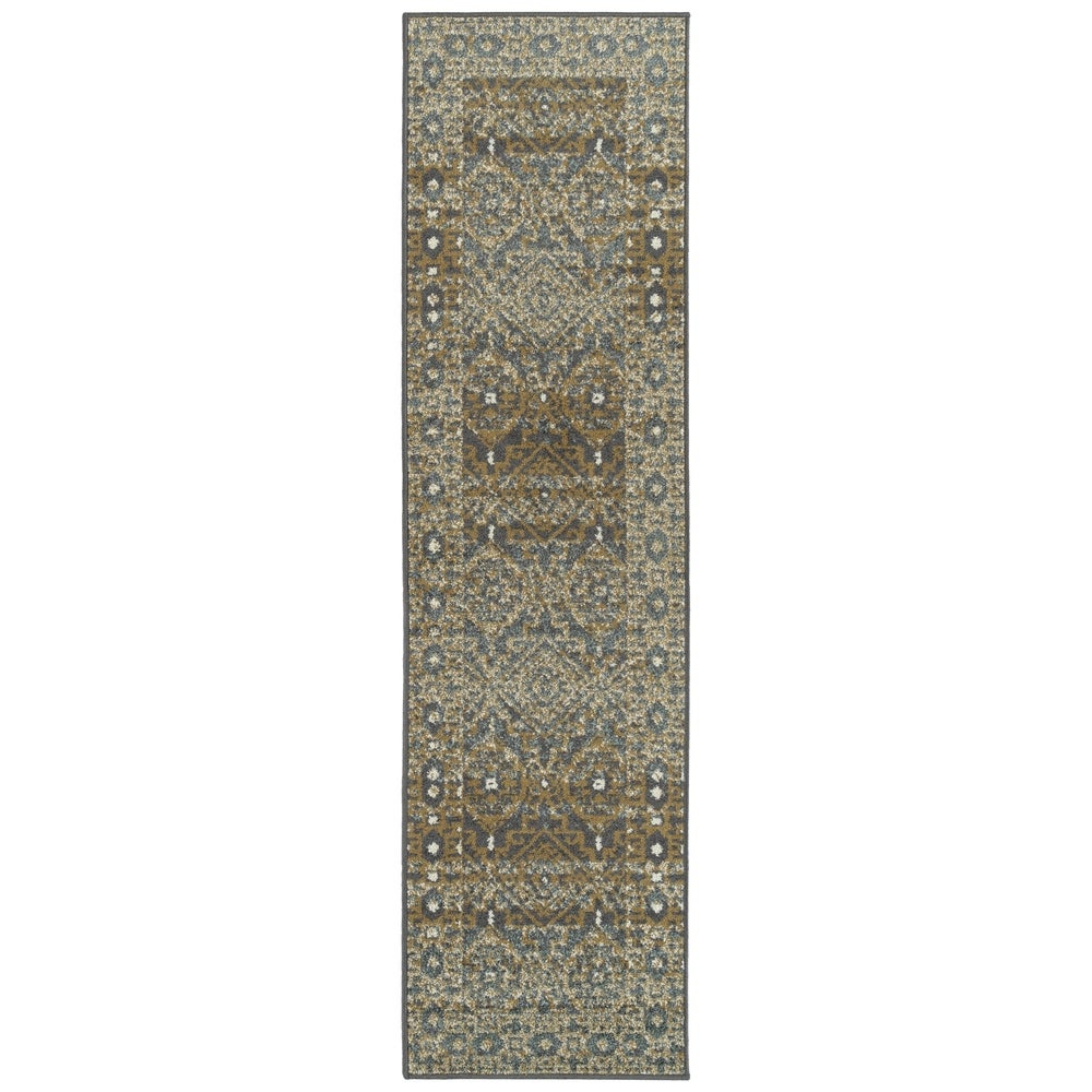Bombas Easy Care Gold Soft Area Rug