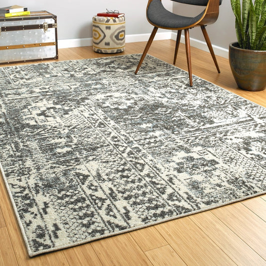 Bombas Easy Care  Soft Area Rug Graphite