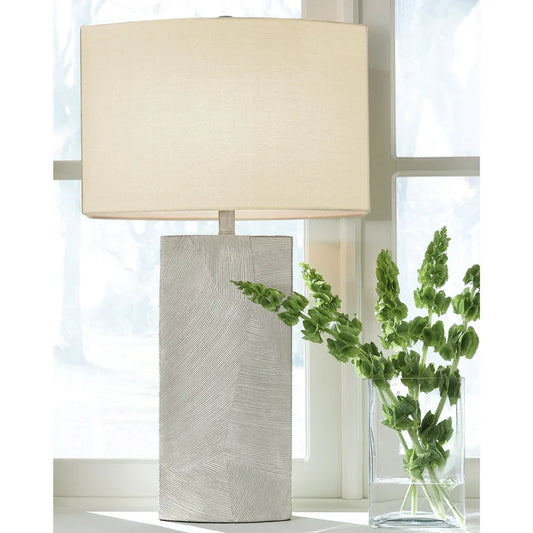 Bradard Ivory/Brown Table Lamp - 30.5 in