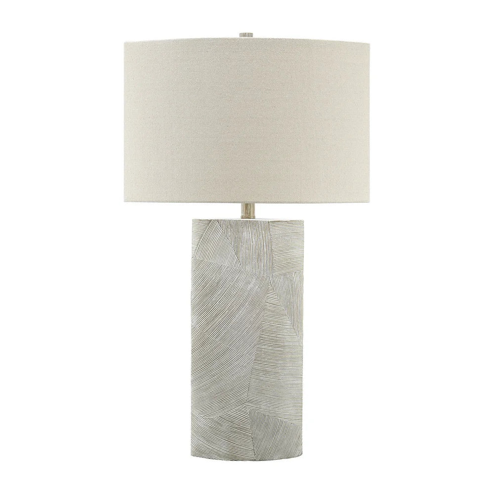 Bradard Ivory/Brown Table Lamp - 30.5 in