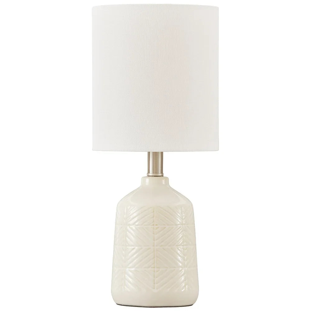 Brodewell Ceramic Table Lamp - 8"W x 8"D x 18"H