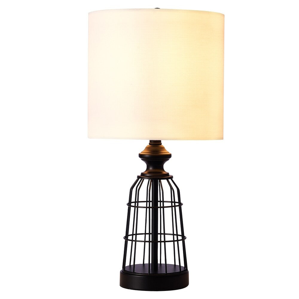 CO-Z 20-Inch Mid-Century Birdcage Table Lamps, Set of 2