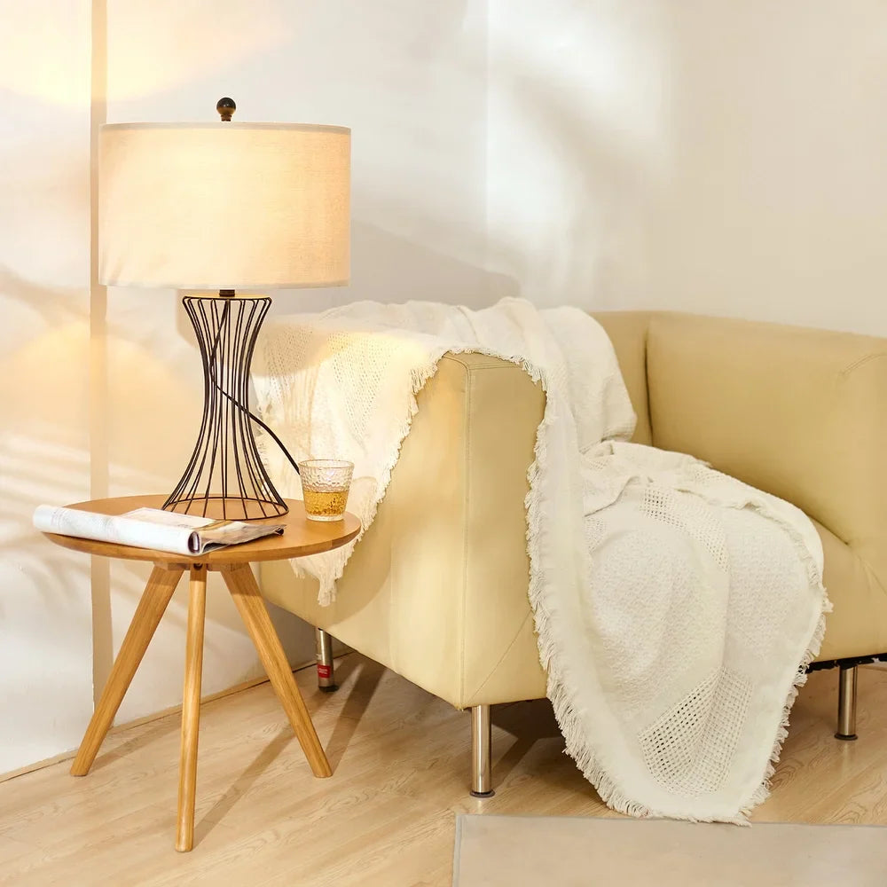 CO-Z 27-Inch Modern Table and Bedside Lamps, Set of 2