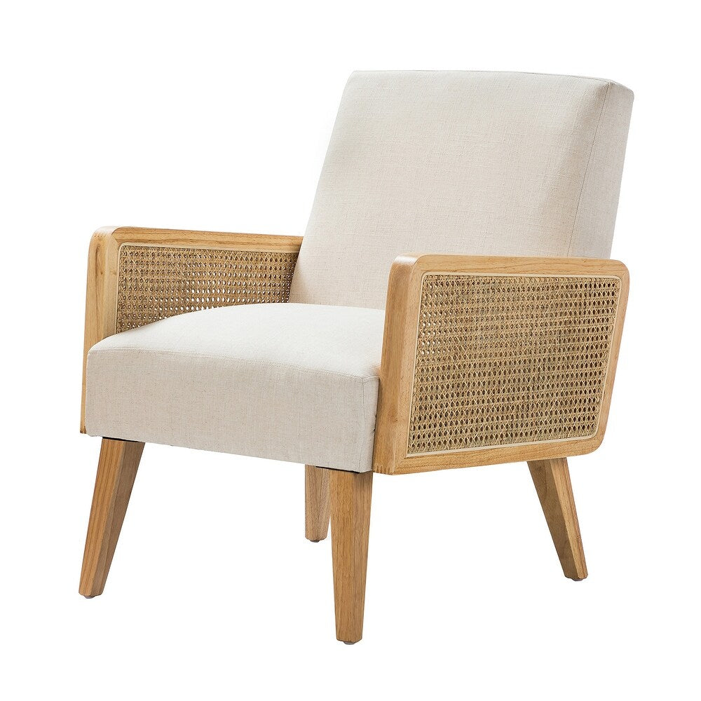 Carmina Wooden Frame Living Room Set with Wooden Legs