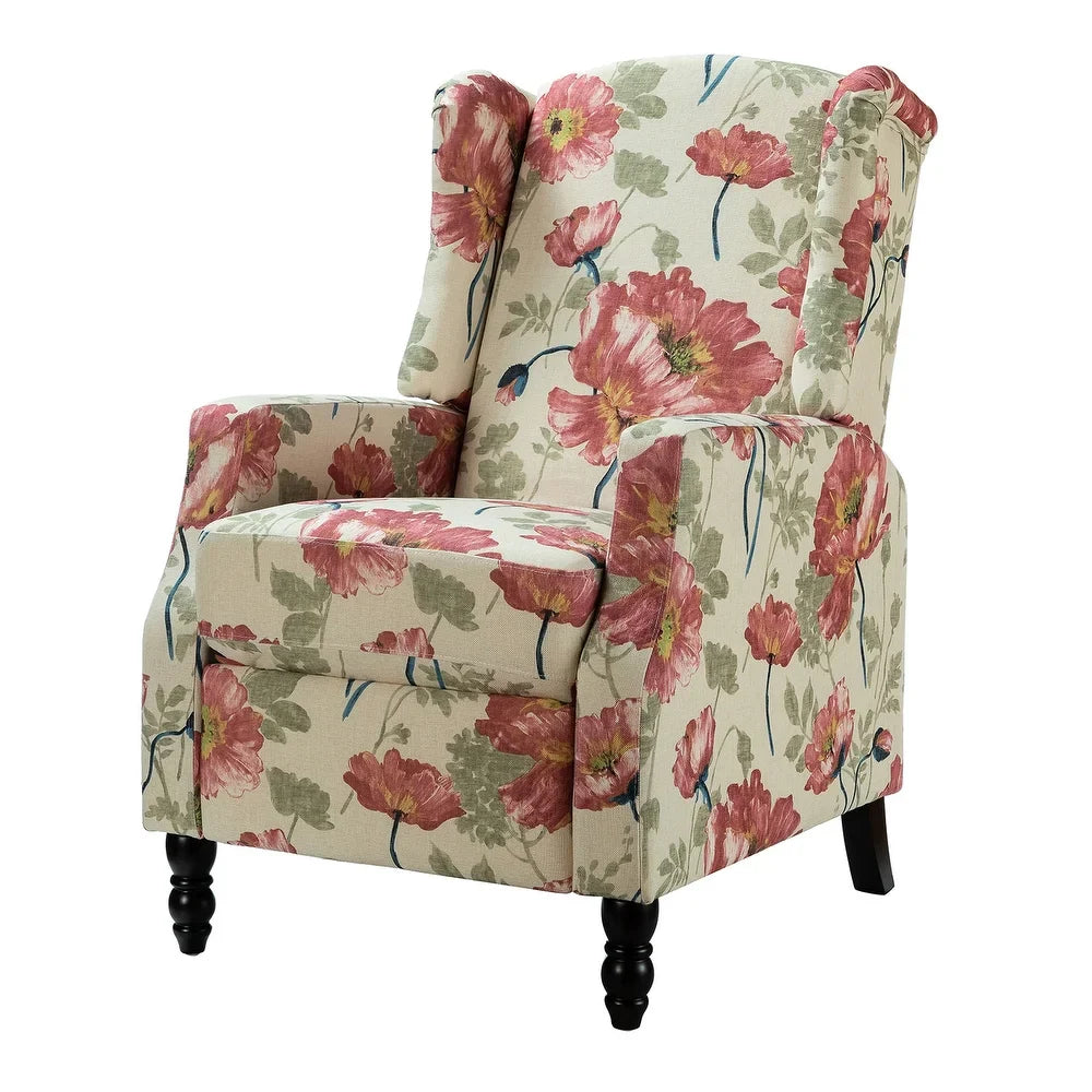 Damaris Living Room, Home Theater Seating with wingback