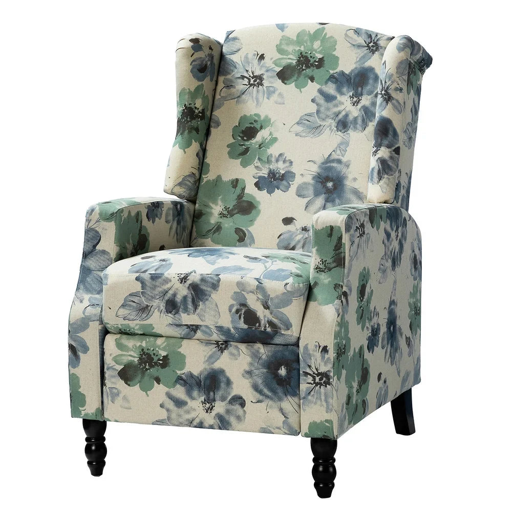 Damaris Living Room, Home Theater Seating with wingback