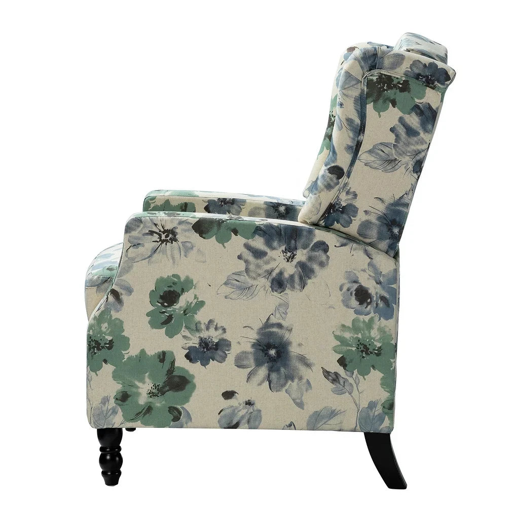 Damaris Living Room, Home Theater Seating with wingback